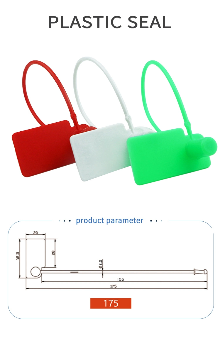 Fixed Length Seals Tamper Evident Plastic Seals with Insert Locking