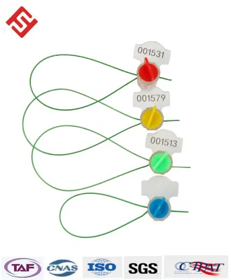 Cina Sigillo per misuratore twister in plastica di sicurezza antimanomissione con cavo per contatori elettrici del gas acqua